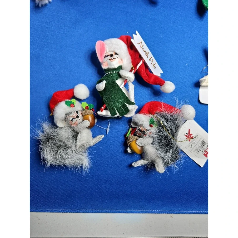 19 Annalee Christmas Ornaments Lot 3